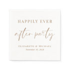 Chic Happily Ever After Party Wedding Reception