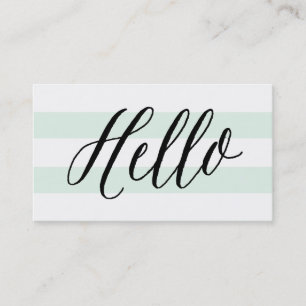 Chic Hello   Business Cards