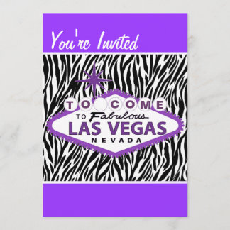 Chic Hip Las Vegas Bachelorette Party Invites