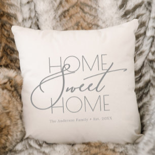 Chic Home Sweet Home Housewarming Cushion