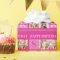 Chic Hot Pink Birthday Girl Custom Photo Collage