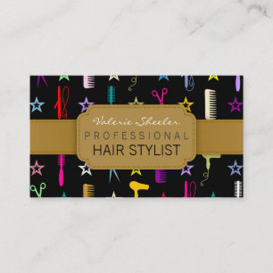 Chic Hues Hair Salon or Stylist (Custom) Business Card
