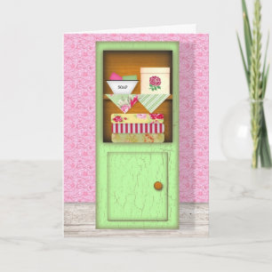 Chic Hutch Birthday Card