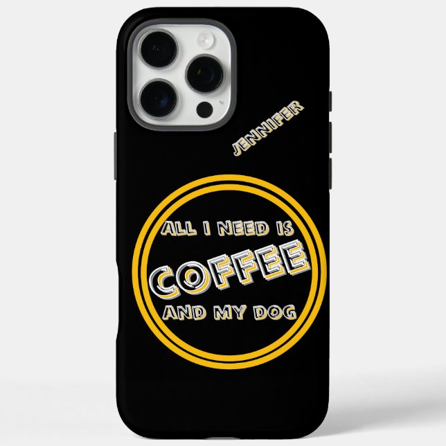 Chic Ignition tool for coffee and dog lovers Case-Mate iPhone Case (Back)
