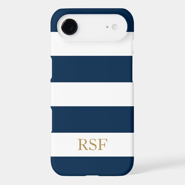 CHIC IPHONE 6 CASE_CLASSIC BLUE/WHITE#2 Case-Mate iPhone CASE (Back)