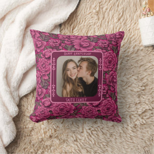 Chic Keepsake 25Th Anniversary Throw Pillow