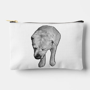 Chic Lab Lines with Snowy Specks Accessory Pouch