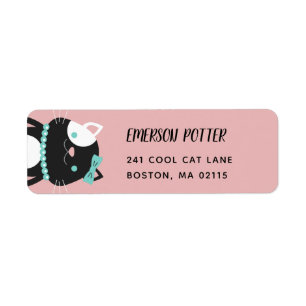 Chic Lady Cat Pink