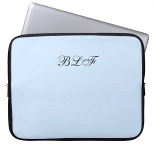 CHIC LAPTOP SLEEVE-SOLID 189 BLUE SLEEVE