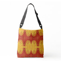 Chic Lava Flow Flower Tote
