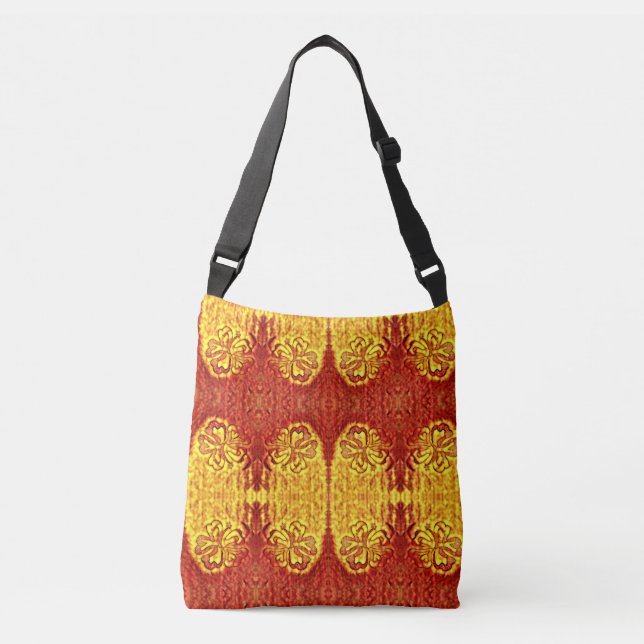 Chic Lava Flow Flower Tote (Front)