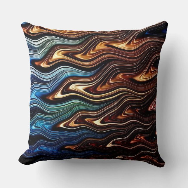 Chic Lava Style Design Cushion (Front)