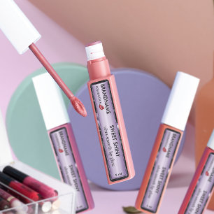 Chic Lavender Purple Foil Lip Gloss Glittery