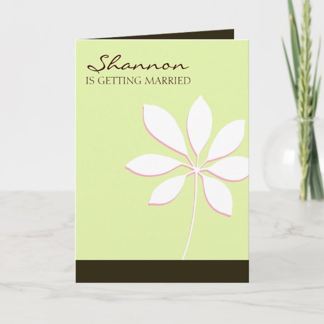 Chic Leaf Invitation (Front)