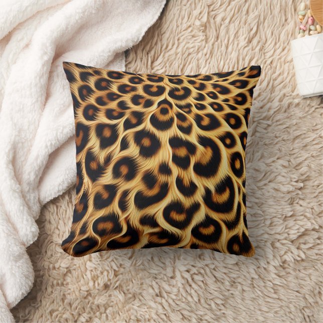 Chic leopard print duvet for cosy bedrooms cushion (Blanket)