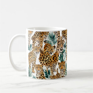 Chic Leopard Print Mug – Stylish Animal Print Cup 
