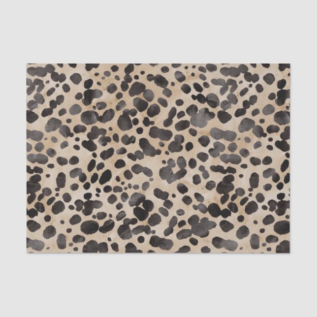 Chic Leopard Print Tissue Paper (Front)