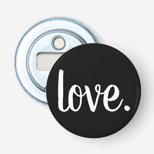 chic LOVE. script | Bottle Opener (Front)