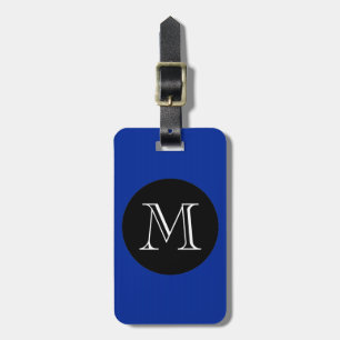 CHIC LUGGAGE/BAG TAG_ 66 BLUE/BLACK/MONOGRAM LUGGAGE TAG