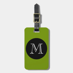 CHIC LUGGAGE/BAG TAG_66 GREEN/BLACK/MONOGRAM LUGGAGE TAG