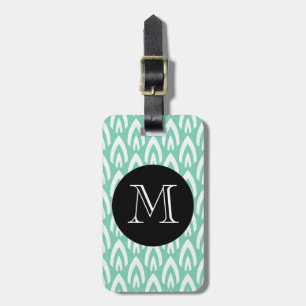 CHIC LUGGAGE/BAG TAG_MODERN MINT/WHITE/BLACK LUGGAGE TAG