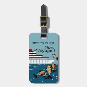 CHIC LUGGAGE TAG_TIME TO CRUISE_BON VOYAGE! TAG