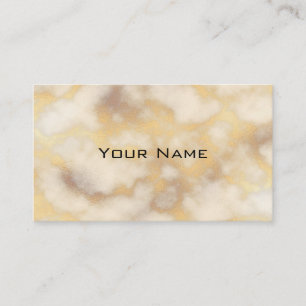 Chic Luxury Grey & Gold Marble Pattern Background Business Card
