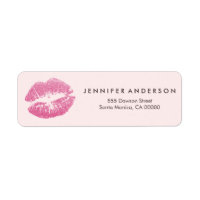 Chic Makeup Artist Blush Light Pink Glitter Lips