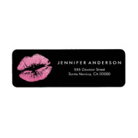 Chic Makeup Artist Blush Pink Glitter Lips