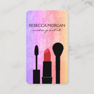 Chic Makeup Beauty Business Card