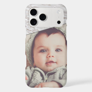 Chic Marble and Monogram with Custom Photo