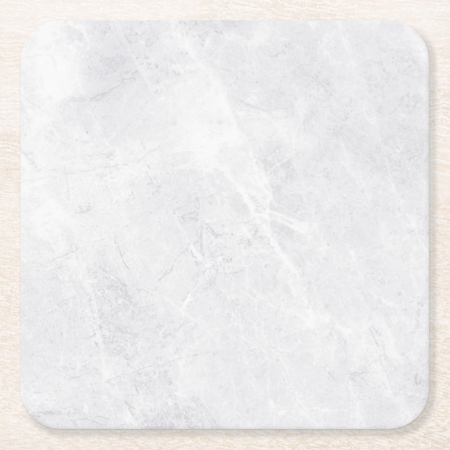 Chic Marble Finish Decorative Paper Coaster (Front)