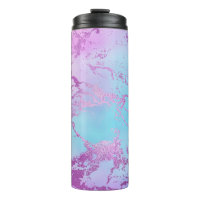 Chic Marble | Glitzy Glam Violet Purple Blue Ombre