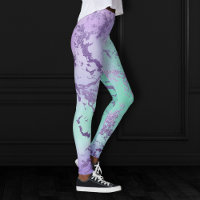 Chic Marble | Lavender Purple and Mint Green