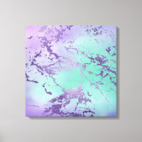 Chic Marble | Violet Lavender Purple Mint Green