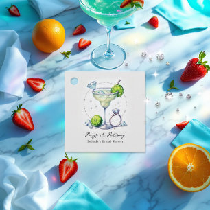 Chic Margaritas and Matrimony Bridal Shower Favour Tags