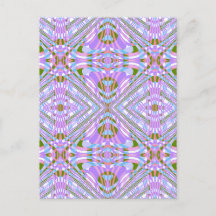 Chic Mauve Abstract Mirror Pattern Artist