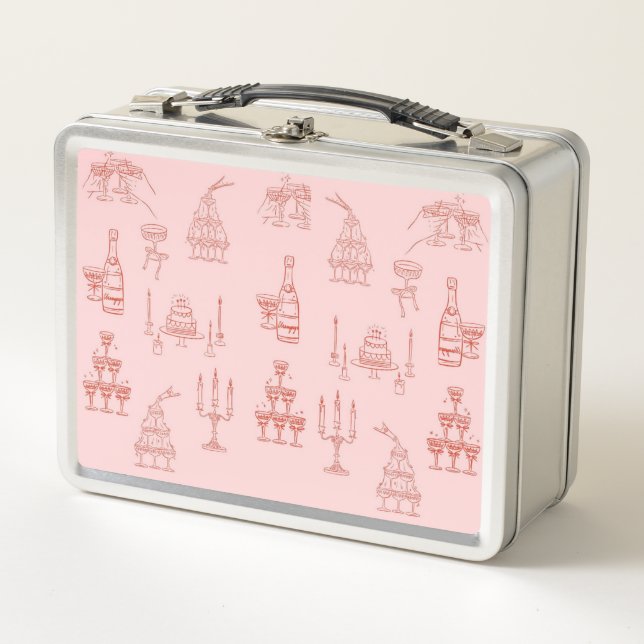chic metal lunch box (Front)