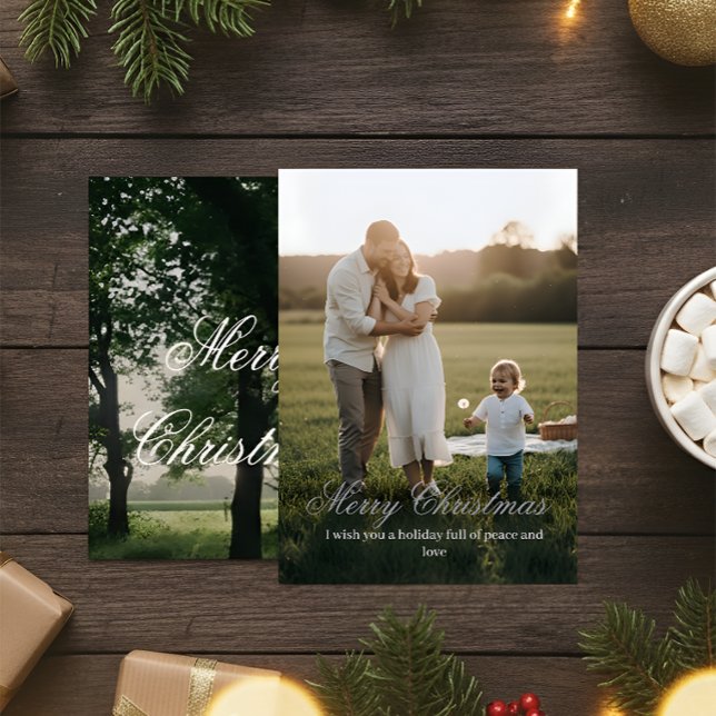 Chic Minimalist Christmas Card (Creator Uploaded)