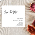 CHIC Minimalist Elegance Save The Date<br><div class="desc">Made for you!</div>