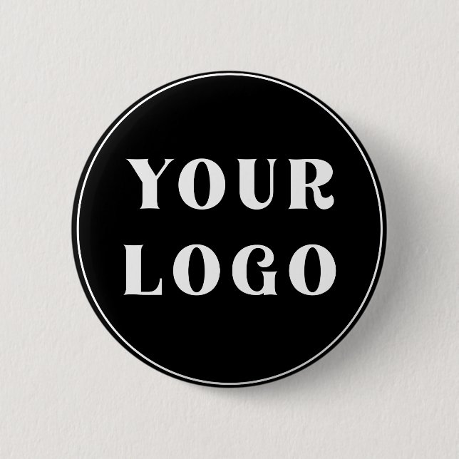 Chic, Minimalist, Stylish & Customisable 6 Cm Round Badge (Front)