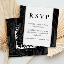 Chic modern abstract black marble