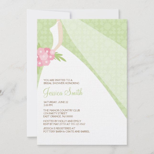 Chic Modern Bride Invitation (Front)