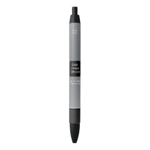 Chic Modern Business Logo Grey Black Black Ink Pen