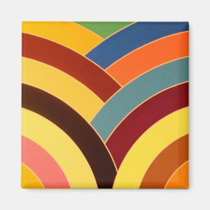 chic modern elegant chevron magnet