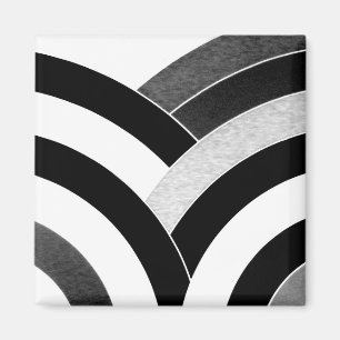 chic modern elegant chevron magnet