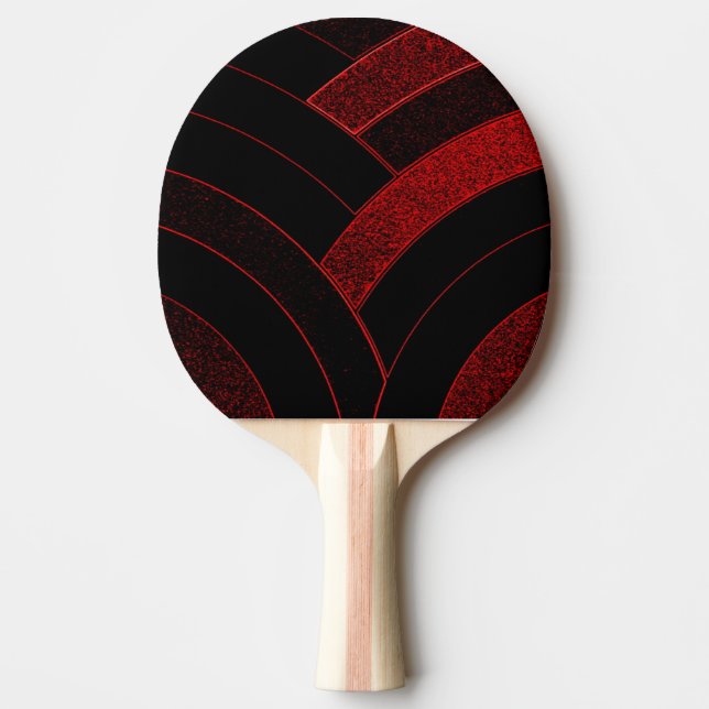 chic modern elegant chevrons ping pong paddle (Front)