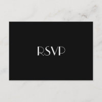 Chic & Modern Gay Tuxedo Wedding RSVP