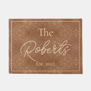 Chic Modern Housewarming New Home Welcome Doormat