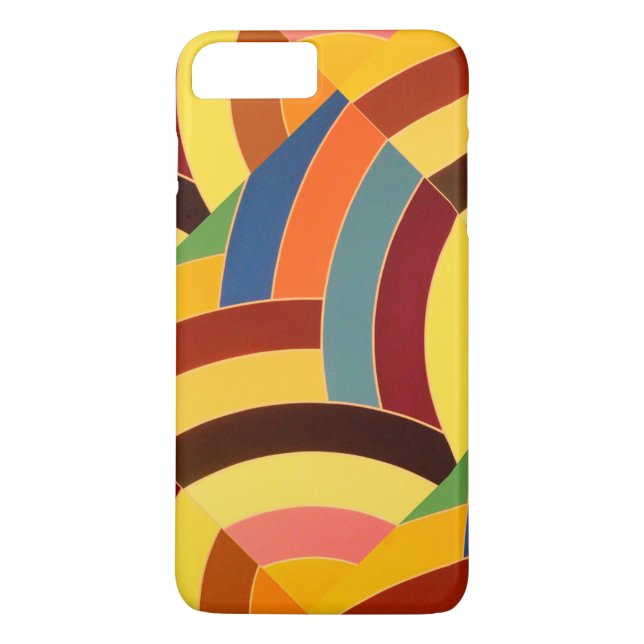 chic modern multi-colour chevrons Case-Mate iPhone case (Back)